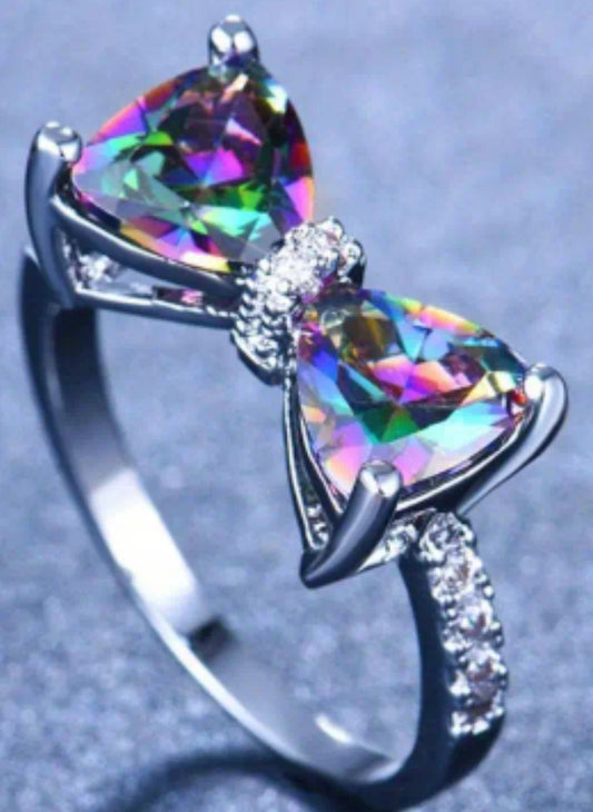 RAINBOW BOW RING
