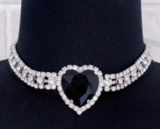 Rhinestone Choker