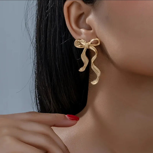 Dangle Drop Bow earrings