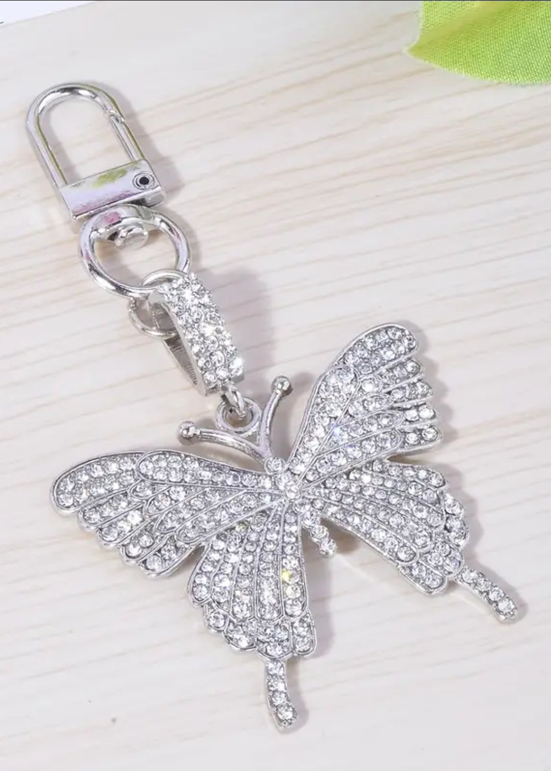 Butterfly rhinestone Keychain