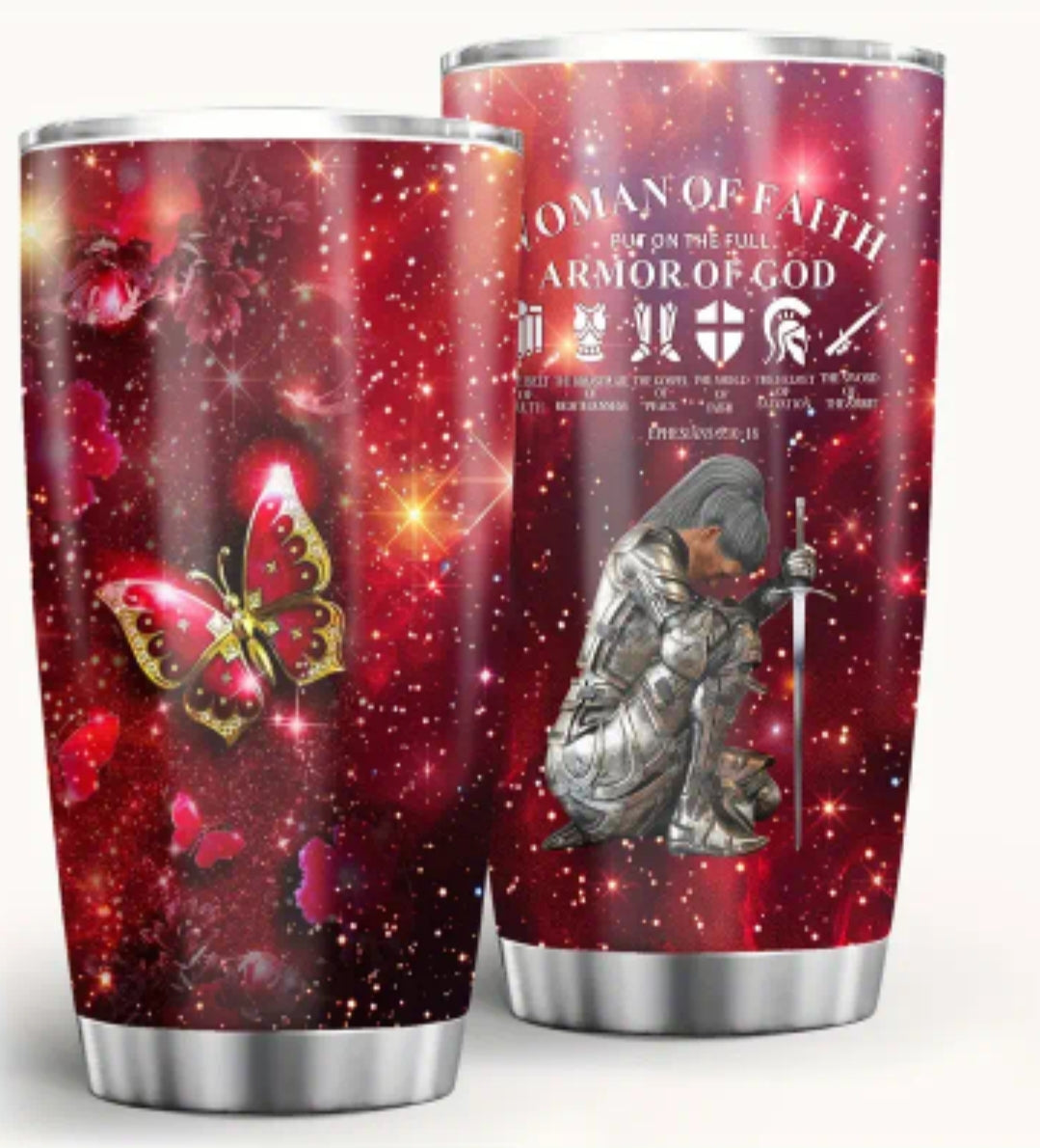 Woman of God stainless Steel tumblers