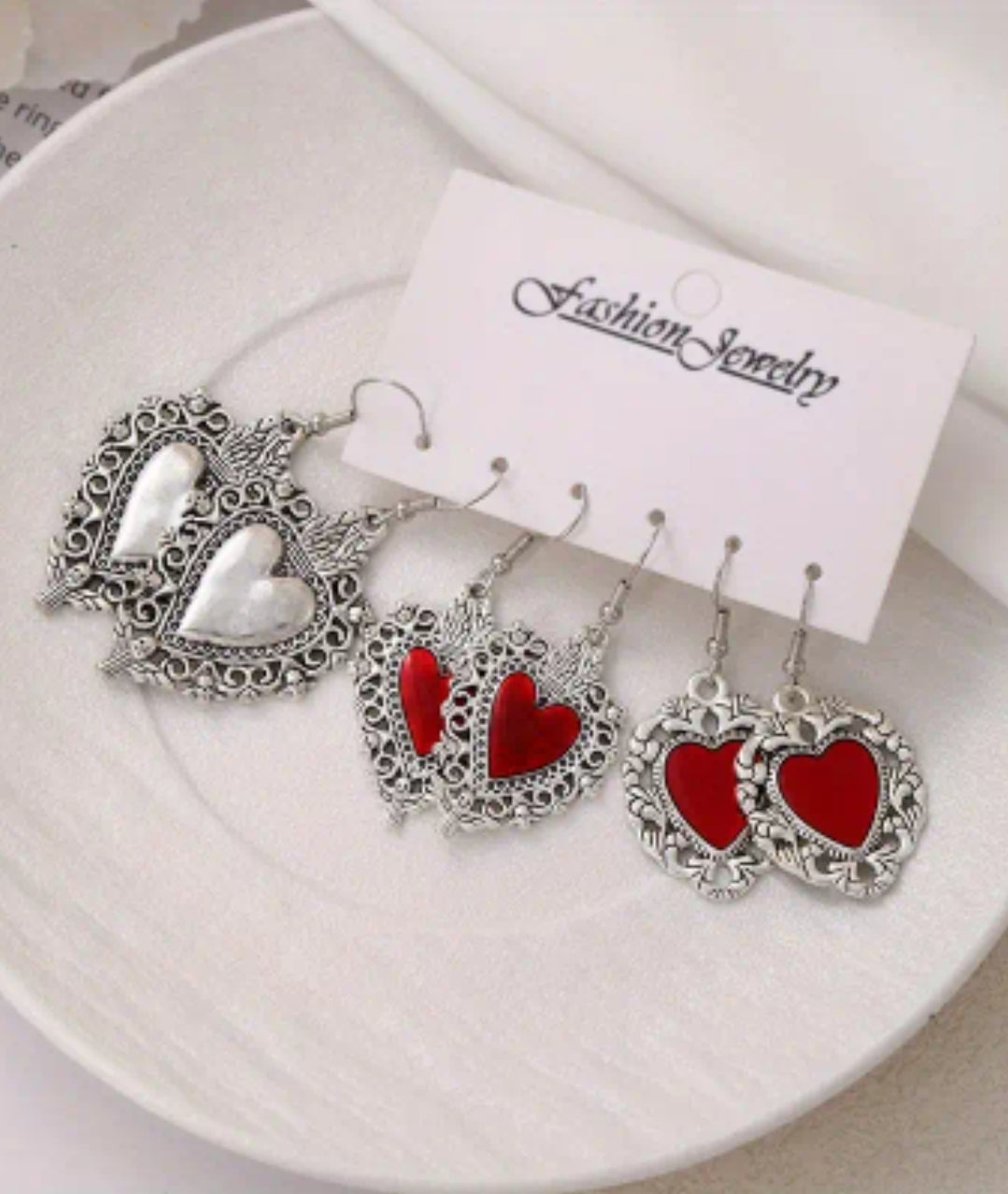 Heart earrings