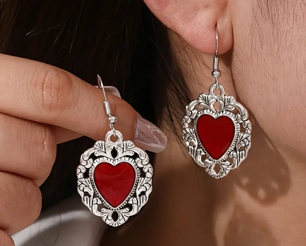 Heart earrings
