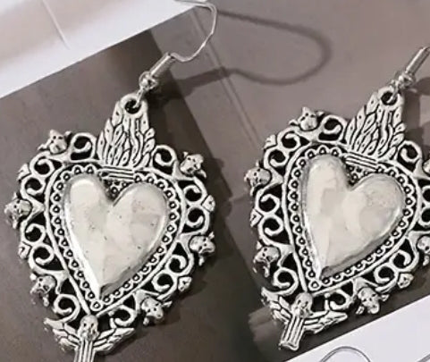 Heart earrings