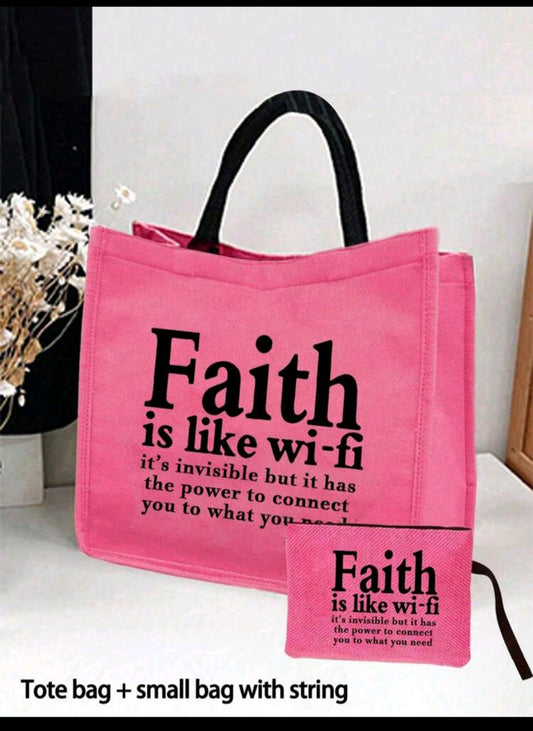 Faith Tote bag 2 pc.