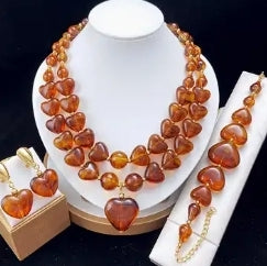 3pc. Stone jewelry set
