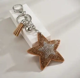 Novelty bling/rhinestone key rings