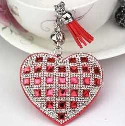 Novelty bling/rhinestone key rings