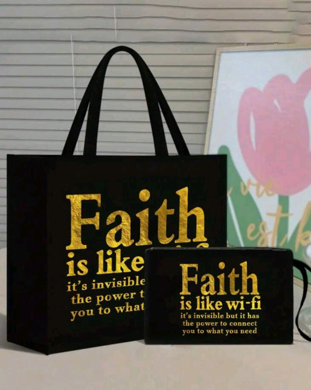 Faith Tote bag 2 pc.