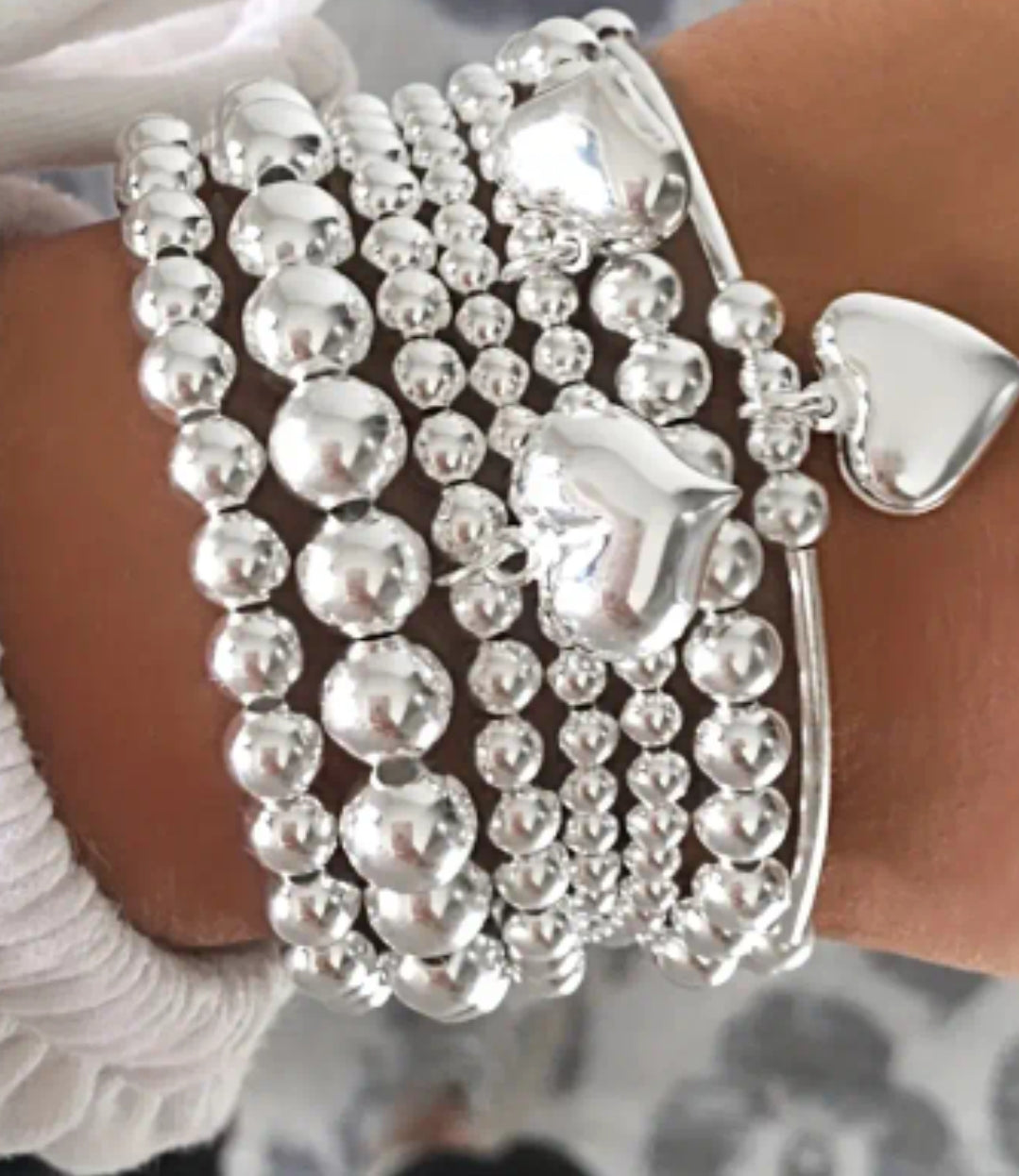 Silver Stretch bracelet