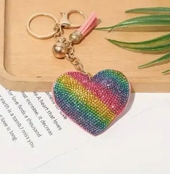 Novelty bling/rhinestone key rings