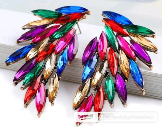 Rainbow earrings