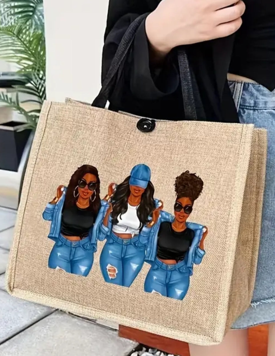 3 SISTAS TOTE BAG