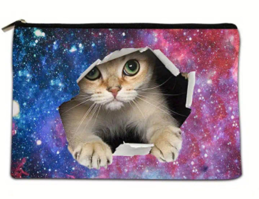 CAT MAKEUP POUCH