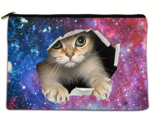 CAT MAKEUP POUCH