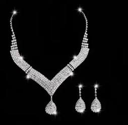 Crystal Wedding Jewelry Set