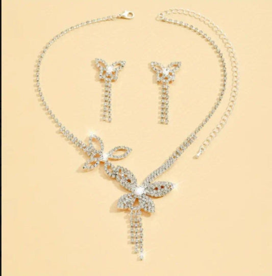 Earrings Plus Necklace Elegant Jewelry Set