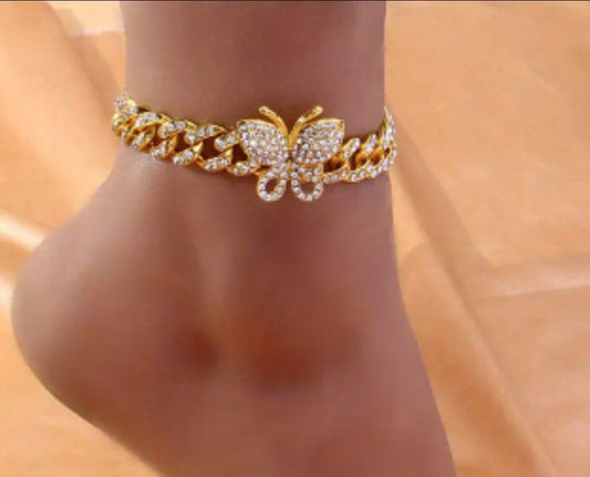 BUTTERFLY ANKLET