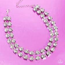 Glistening Gallery White Choker
