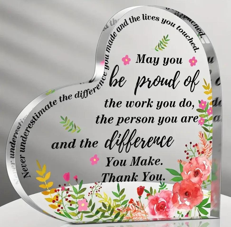 Thank you Acrylic Plaque