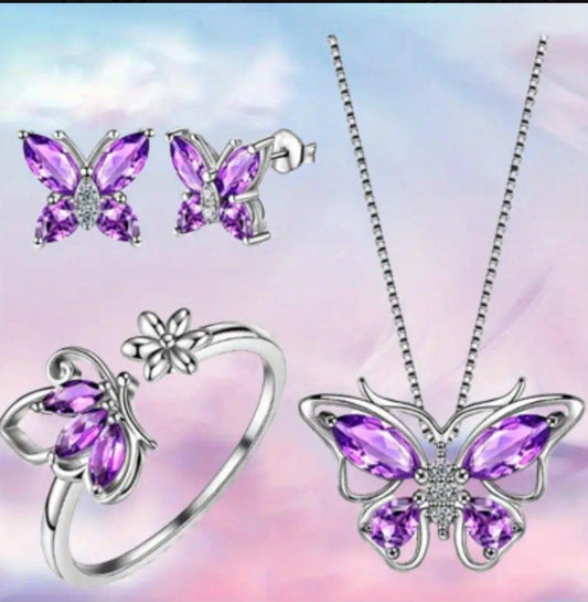 Butterfly Jewelry Set