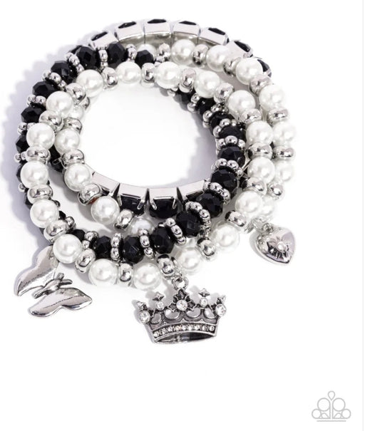 Black stretch bracelet