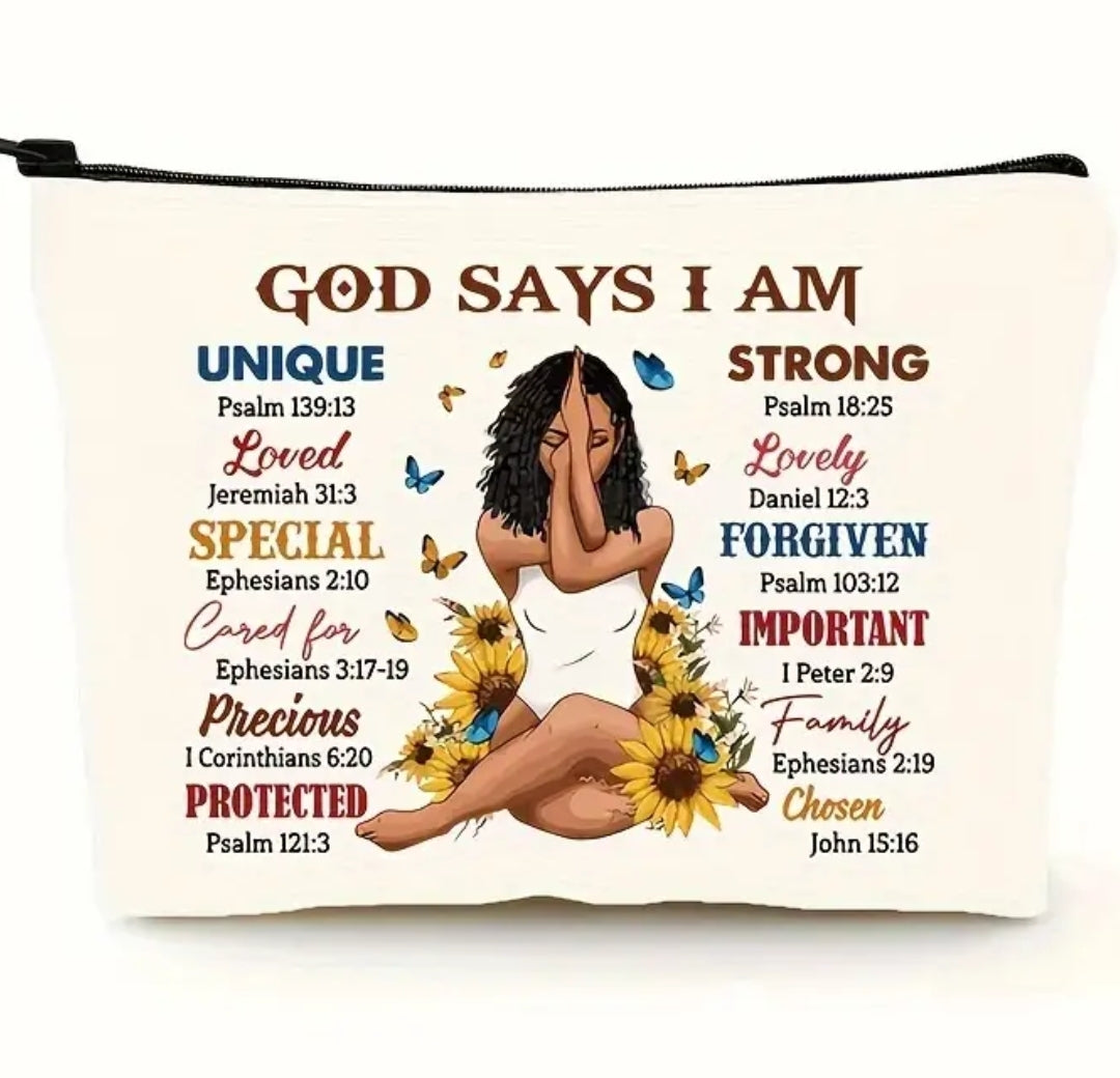 She Who Kneels Before God Makeup Bag