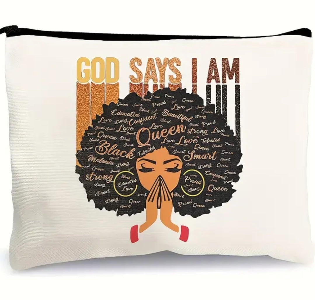 She Who Kneels Before God Makeup Bag