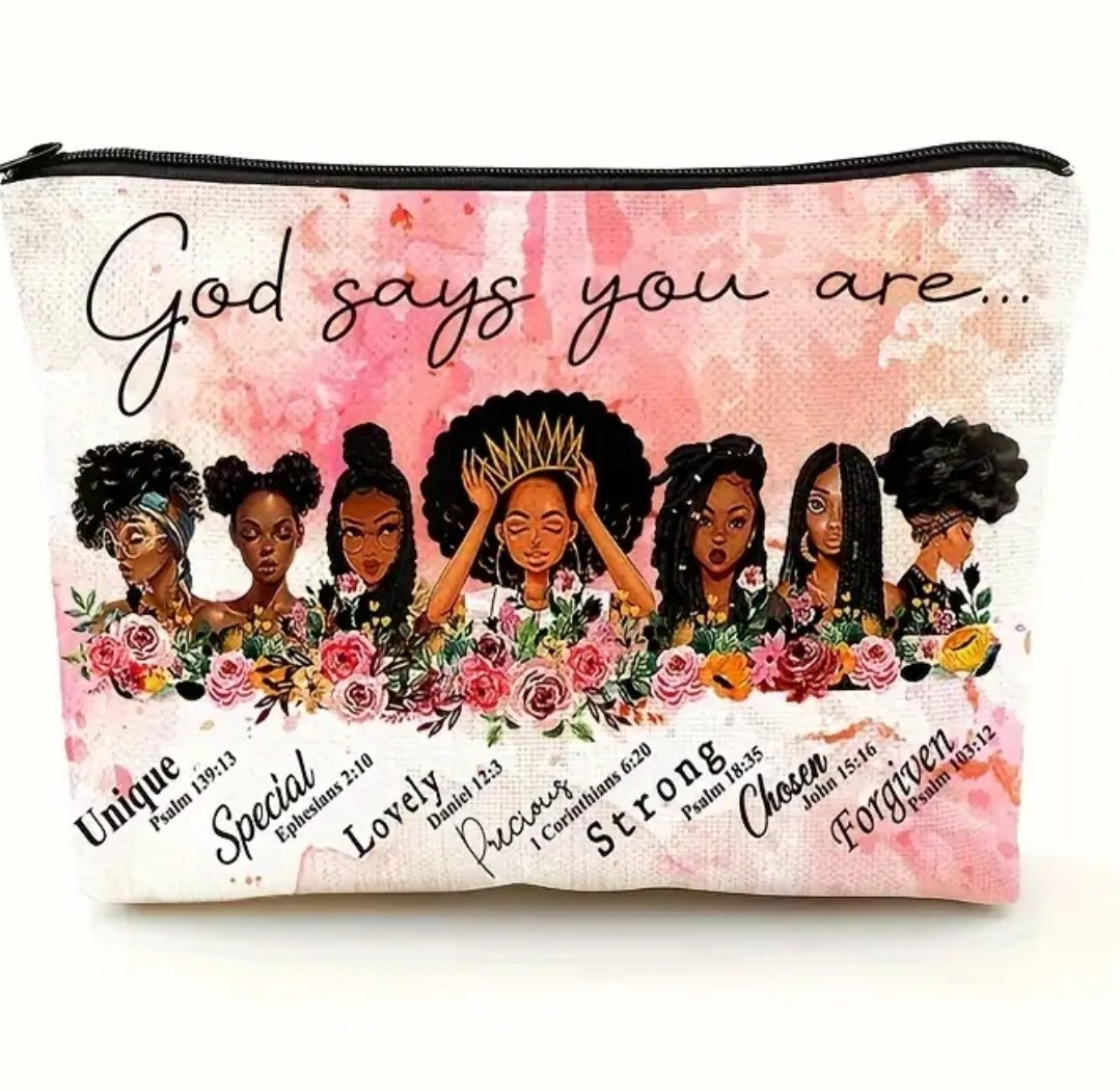 She Who Kneels Before God Makeup Bag