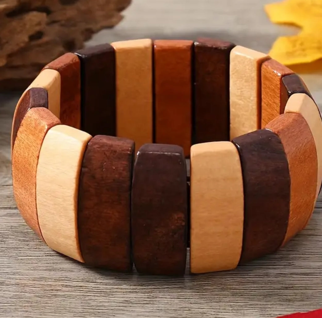 WOODEN STRETCH BRACELET