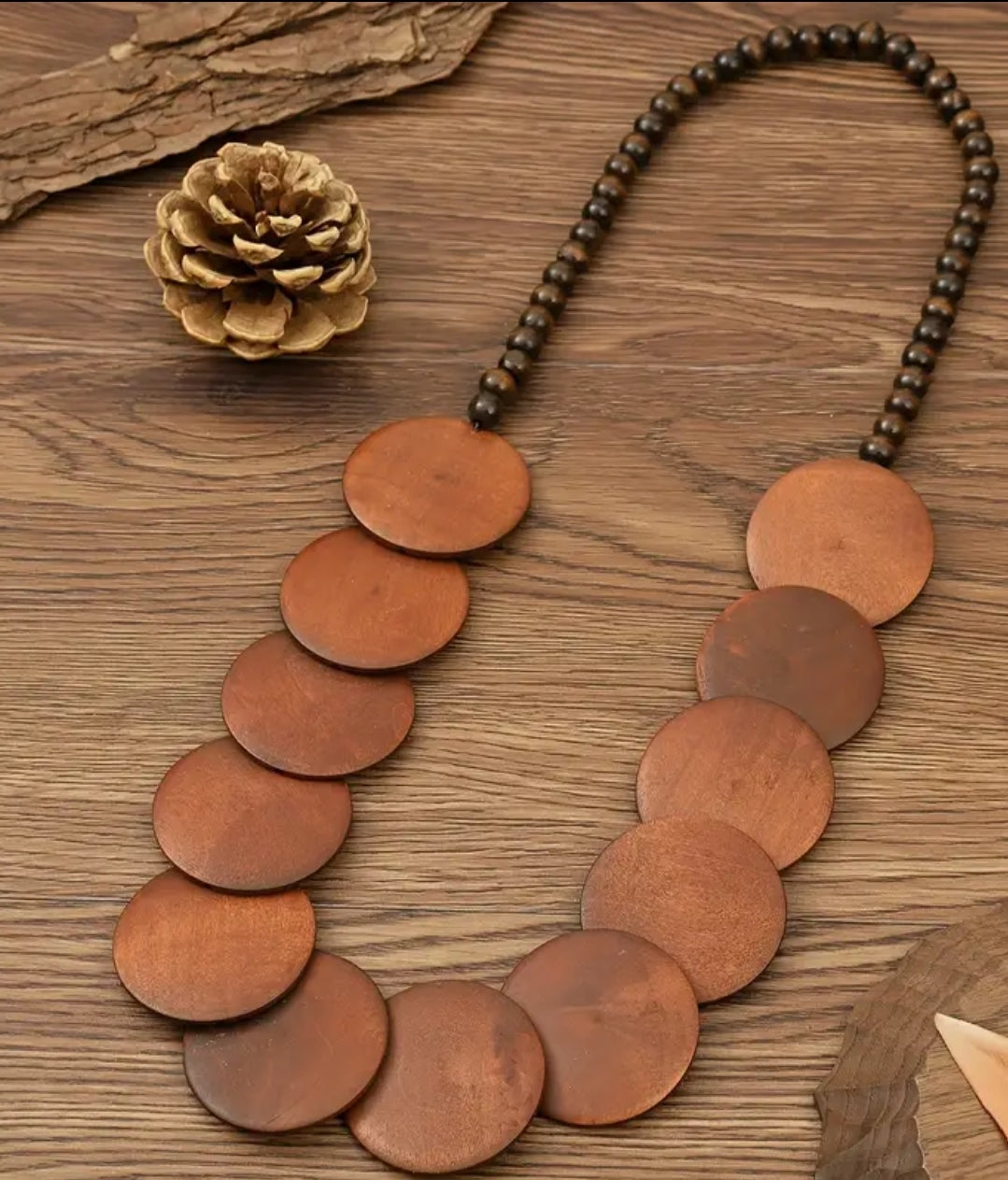 WOODEN NECKLACE