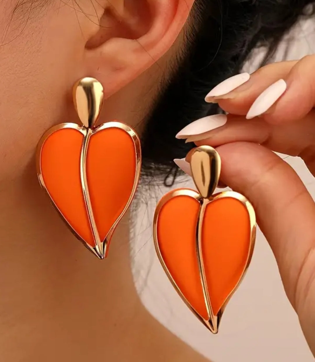 POST BACKED LEAF EARRINGS