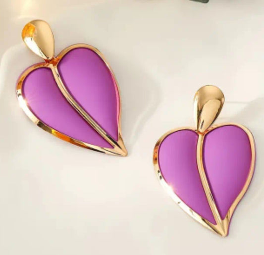 POST BACKED LEAF EARRINGS