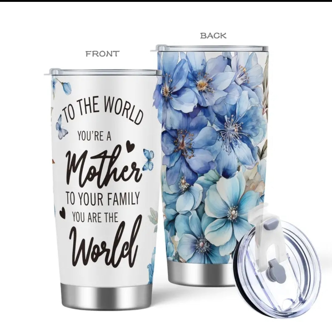 20 OZ. SKINNY TUMBLER MOTHER TO THE WORLD