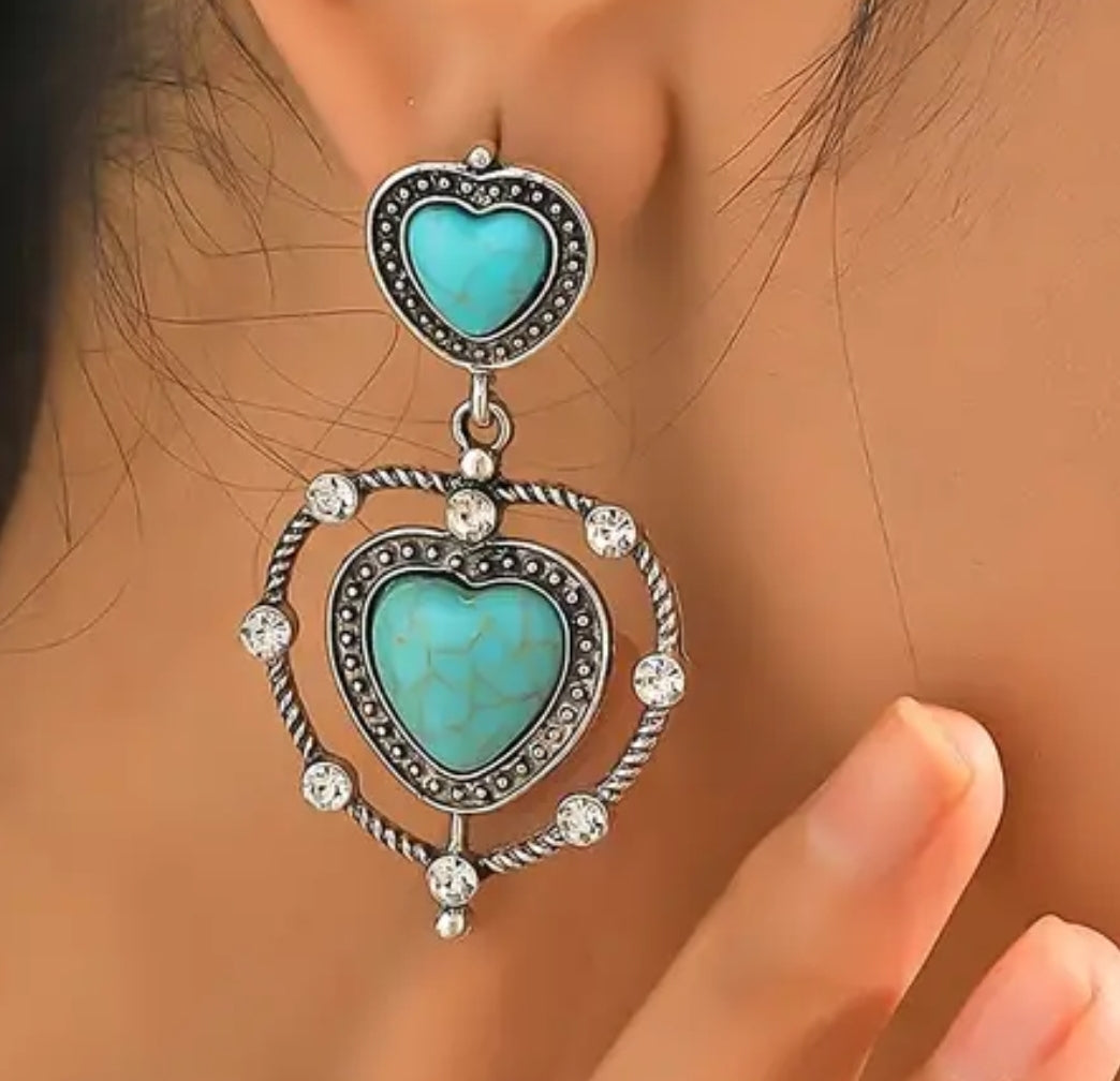 HEART SHAPED EARRINGS