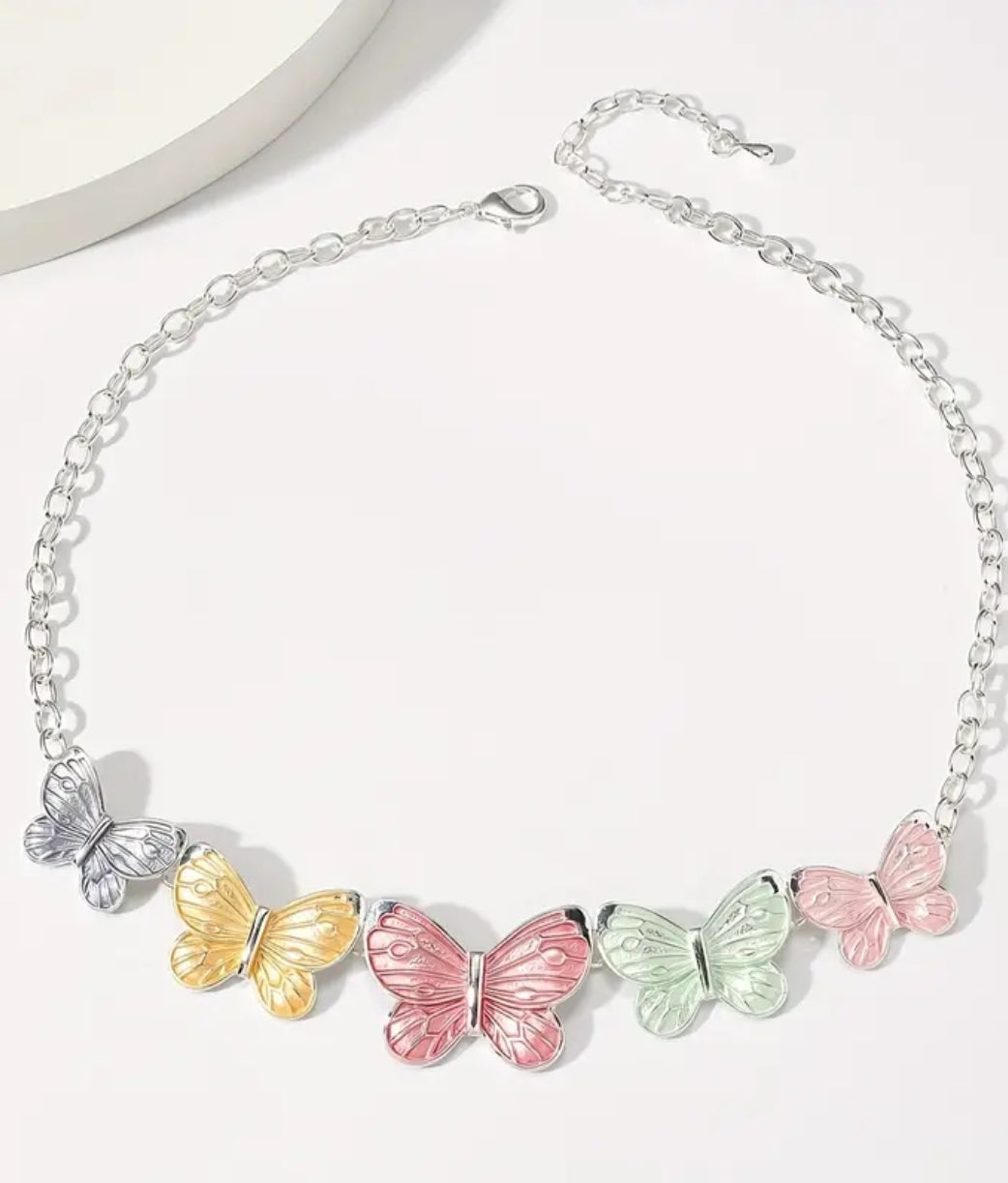 Butterfly Alloy Necklace