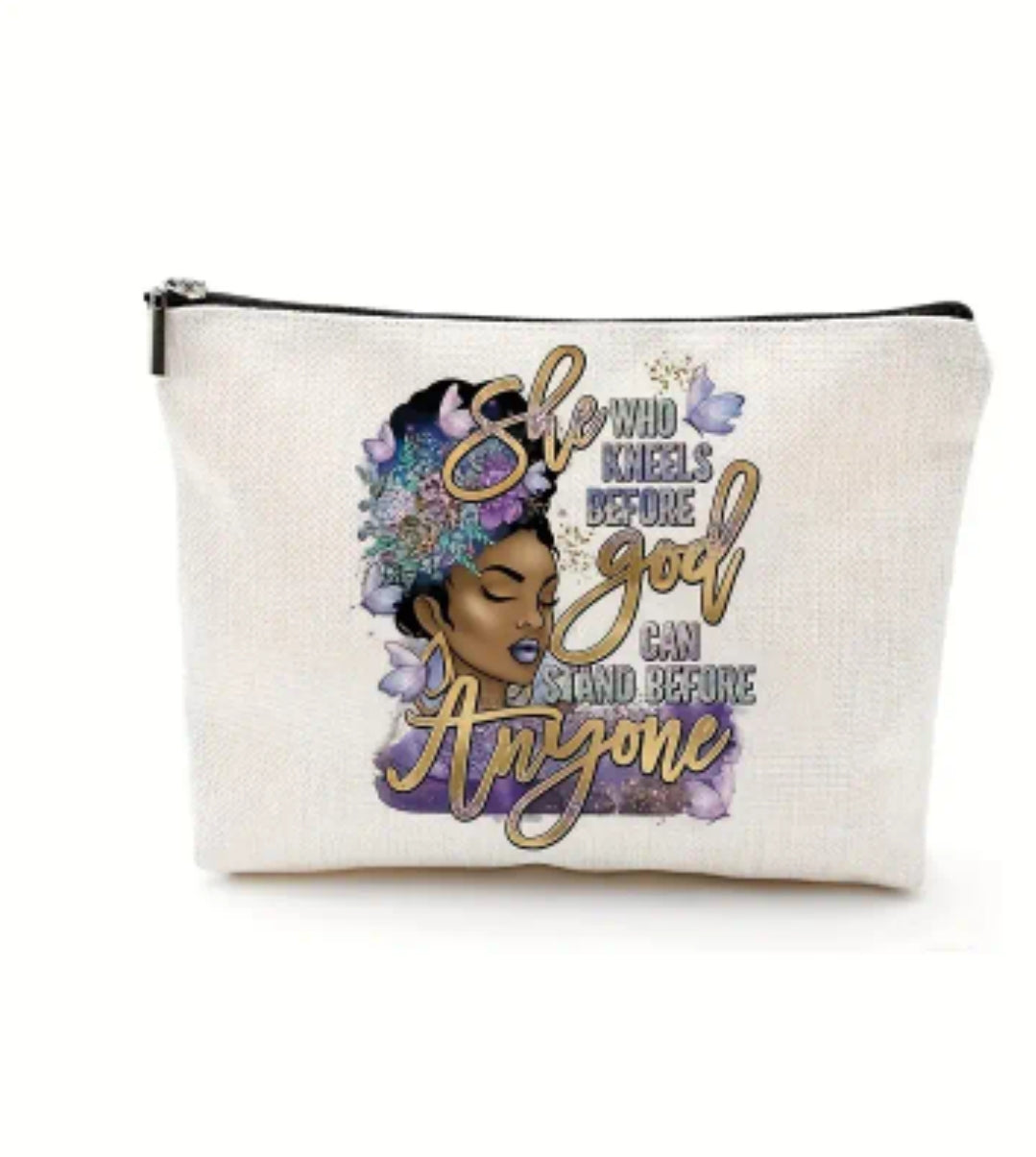 She Who Kneels Before God Makeup Bag