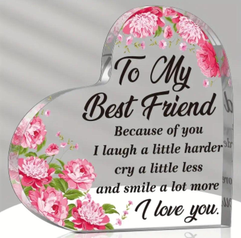 To My Best Friend Acrylic Plaque