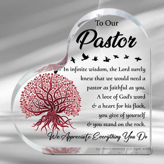 To Our Pastor Acrylic Plaque