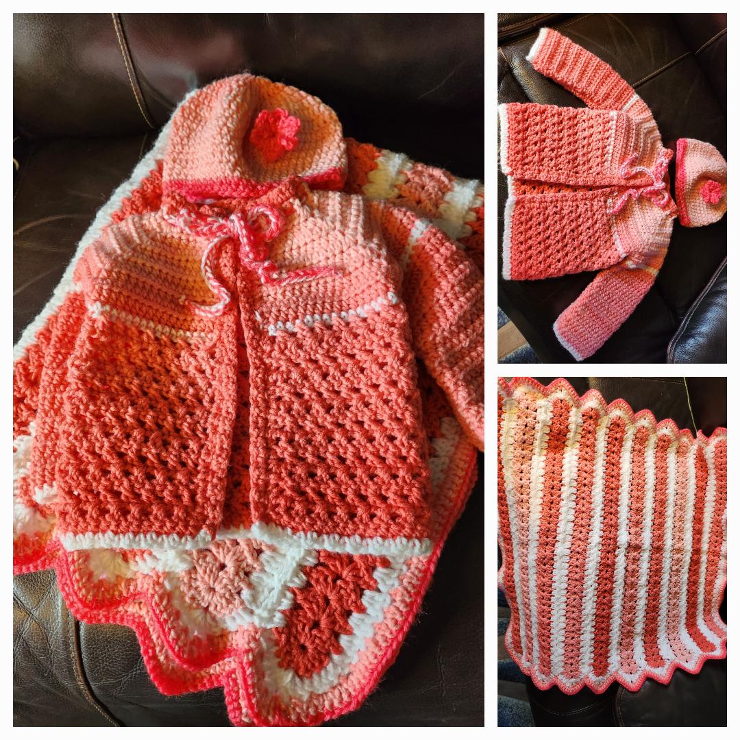 3 pc. Baby Blanket Set