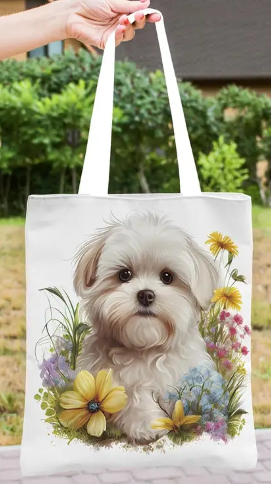 Cutie Dog Tote Bag