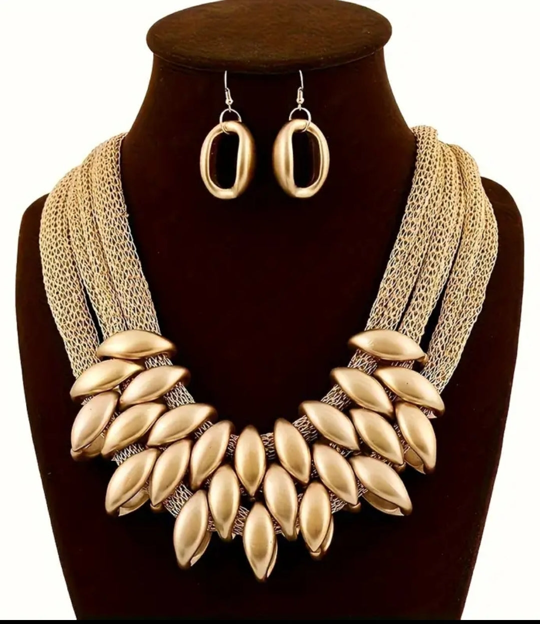 Earring & Necklace Boho Style Necklace set