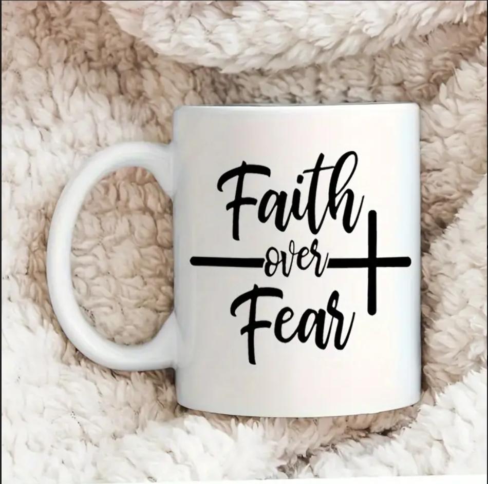 'Faith Over Fear' Coffee Mug