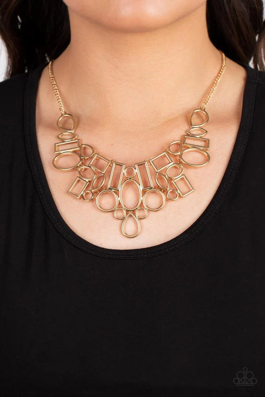 Paparazzi gold necklace