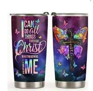 'I Can Do All Things' Stainless Steel Tumbler