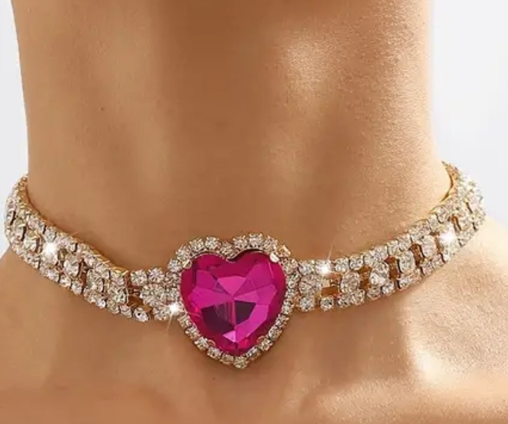 Rhinestone Choker