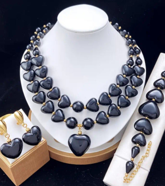 3pc. Stone jewelry set