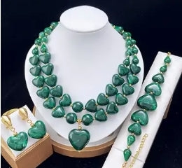 3pc. Stone jewelry set