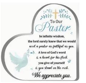 To Our Pastor Acrylic Plaque